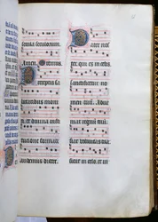 Ms 412 Pagina uit het Missaal de Paris, c.1475